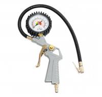 Пневмопистолет IGM140/10 для накачки, с манометром, блистер