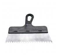 Шпатель фасадный нержав. 150 мм, 8 х 8 мм, пласт.ручка