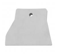 Шпатель резиновый белый  80 мм