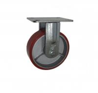 Колесо неповоротное, большегрузное, полиуретановый обод, FCp63n, до 330кг