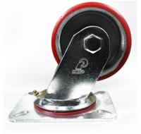 Колесо поворотное, большегрузное, полиуретановый обод, SCp63n, до 330кг