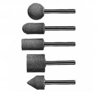 Шарошки корундовые для ПШМ конусные средней твердости 6мм d=20х25мм,зерно 60