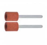 Цилиндр ЗУБР абразивный шлифовальный на шпильке, P 120, d 9,5x12,7х3,2 мм, L 45мм, 2шт