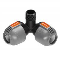 Соединитель L образный 25мм х 3/4 наружная резьба