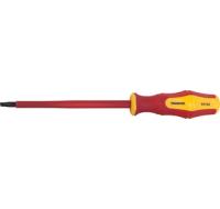 Отвертка диэлектрическая шлицевая,VDE1000V, SL4 x 100 мм, 52173