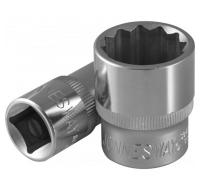 Головка торцевая 12-гранная 1/2" DR, 19мм