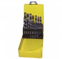 Набор сверл по металлу 19шт (1-10) шаг 0,5, покрыт мет