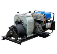 Лебедка тяговая с бензиновым двигателем ЛТБ-3