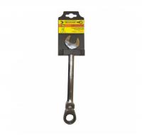 Ключ гаечный комбинированный 17 х 17 мм с шарниром, трещоткой