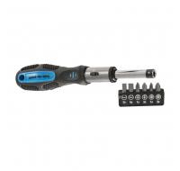 Отвертка реверсивная, 6 насадок