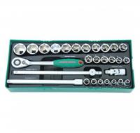 Набор торцевых головок 1/2 " 8-34 мм, 28 предметов в ложементе 048156