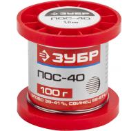 Припой ПОС 40, проволока, 100г, 1мм