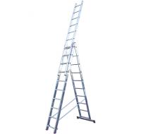 Лестница CORDA алюм. 3-х секционная универ. 3х 10 ступеней