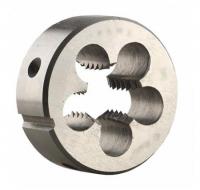 Плашка М6х1.0 "Мастер" круглая ручная, сталь 9XC