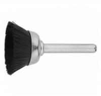 Щетка ЗУБР нейлоновая кистевая на шпильке, d 12,0x3,2мм, L 42,0мм, 1шт