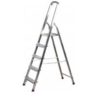 Лестница-стремянка алюминиевая, 5 ступеней, 103см