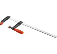 Струбцина ЗУБР "МАСТЕР", тип "F", пластмассовая ручка, стальная закаленная рейка, 120х500мм