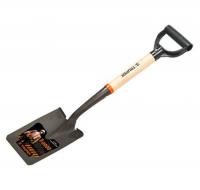 Лопата совковая мини, деревянная ручка 69см