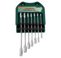 Набор ключей комбинированных трещоточных 10-19 мм 7 предметов 047741