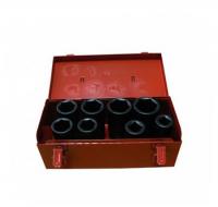 Набор головок ударных удлиненных 3/8" 10-19 мм, 8 предметов 048506