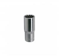 Головка торцевая 12-гранная глубокая 1/2" DR, 18мм 049067