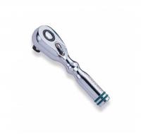 Трещотка 3/8"DR 48 зубцов 115 мм короткая, метал.рукоятка 047172