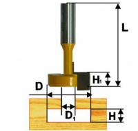 Фреза  пазовая конструкционная  Т-обр. d  9.5, хв.12 мм