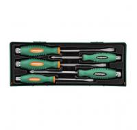 Набор отверток стержневых ударных,силовых под ключ,в ложементе 5пр. 049231