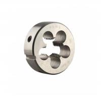 Плашка М8х1.25 "Мастер" круглая ручная, сталь 9XC