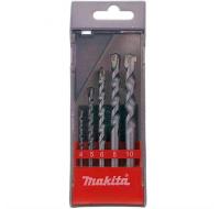 Набор сверел по бетону из 5 шт (4,5,6,8,10мм)