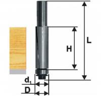 Фреза кромочная прямая d  9.5 х 25 мм, хв.8 мм