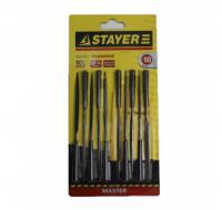 Надфили с пластм. ручкой, 100 мм, 10 шт.